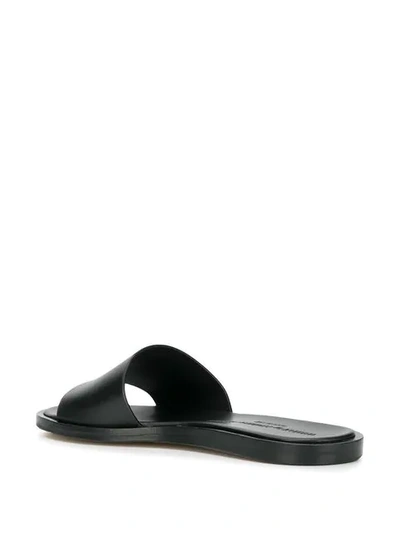 Shop Common Projects Classic Slides In Black
