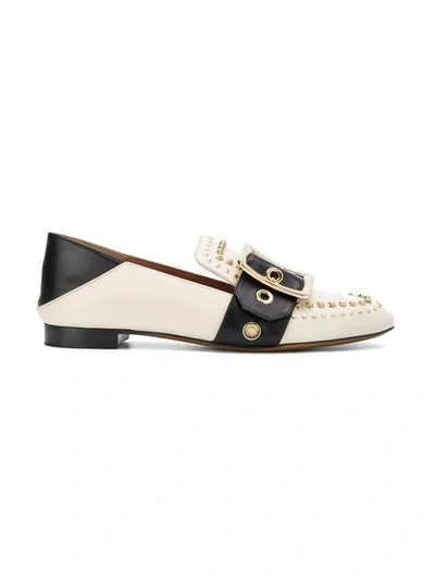 Shop Bally Janelle Loafers - Neutrals