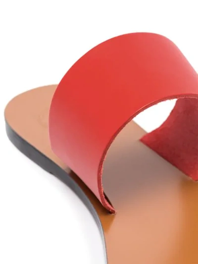 ATP ATELIER 趾环凉鞋 - 红色