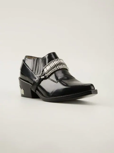 Shop Toga Cuban Heel Boots In Black