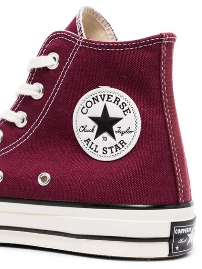 Shop Converse 'chuck 70' High-top-sneakers In Dark Burgundy