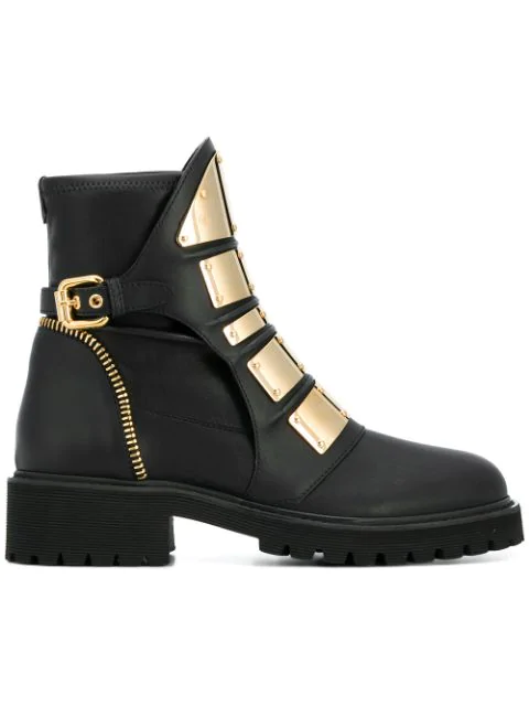 giuseppe zanotti leather boots