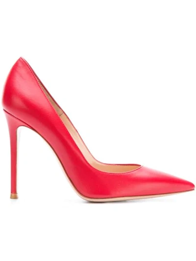 Shop Gianvito Rossi 105 Stiletto Pumps In Red