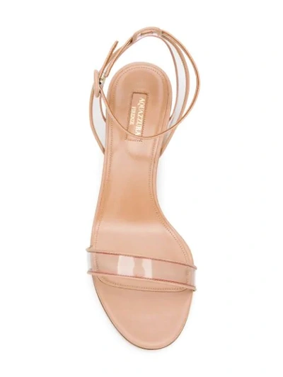 Shop Aquazzura Minimalist 50 Sandals In Neutrals