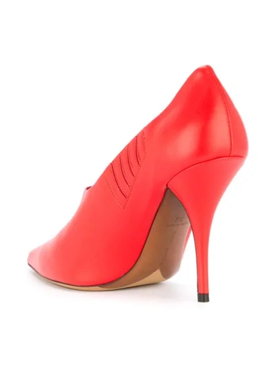 Shop Tabitha Simmons Pointed Toe Pumps In Red