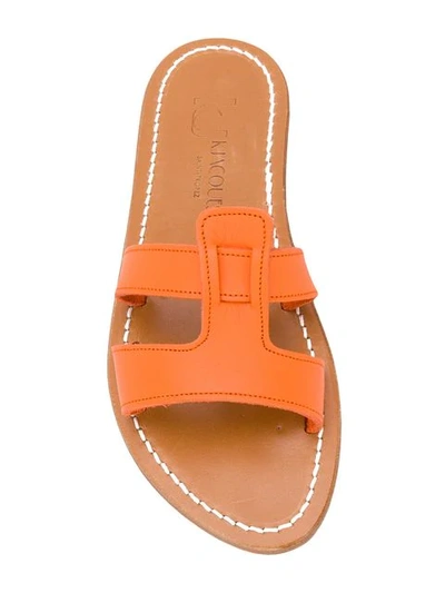 Shop Kjacques Thanos Sandals In Orange