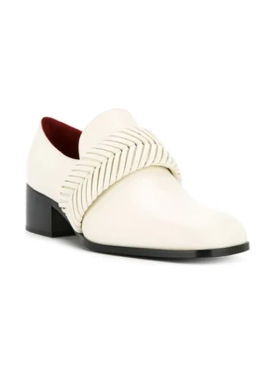 Shop Proenza Schouler Braided Loafers In White