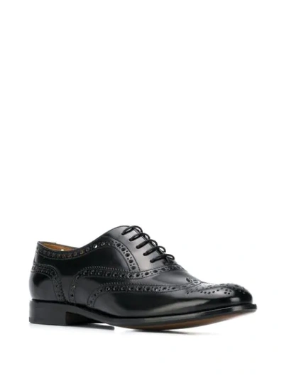 CHURCH'S BURWOOD POLISHED OXFORD BROGUE - 黑色