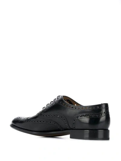 CHURCH'S BURWOOD POLISHED OXFORD BROGUE - 黑色