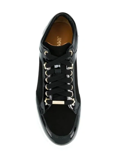 Shop Jimmy Choo Miami Sneakers In Black