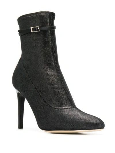 Shop Giuseppe Zanotti Stiletto Ankle Boots In Black