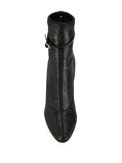Shop Giuseppe Zanotti Stiletto Ankle Boots In Black