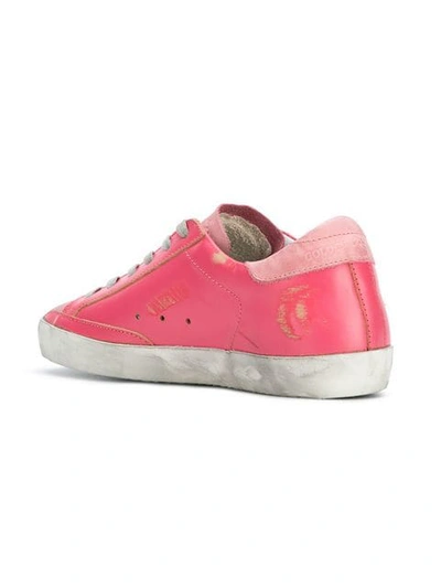 Shop Golden Goose Superstar Sneakers In Pink