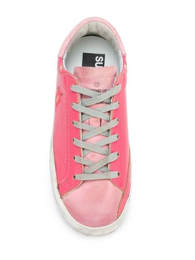 Shop Golden Goose Superstar Sneakers In Pink