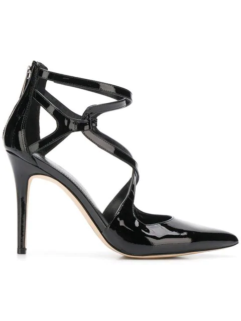 michael kors catia cross strap pump