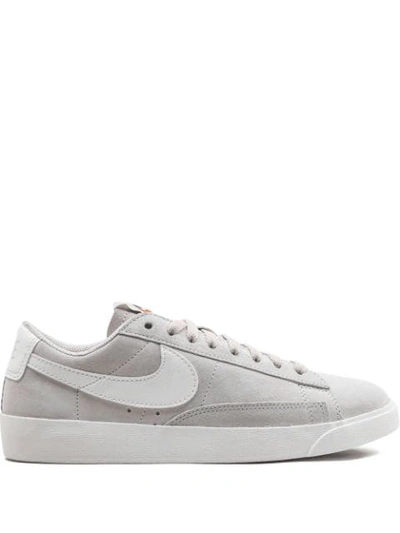 Shop Nike Blazer Low Sd Sneakers In Grey