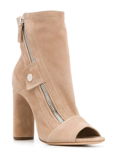 Shop Casadei Selena Boots In Neutrals