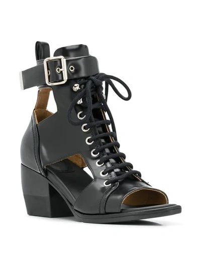 Shop Chloé Rylee Sandals In Black