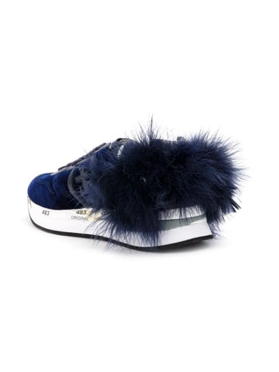 Shop Premiata Holly Sneakers In Blue