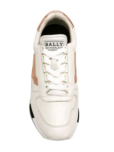 Shop Bally Galaxy Sneakers In White