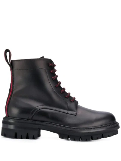 Shop Dsquared2 Combat Boots In 2124  Black