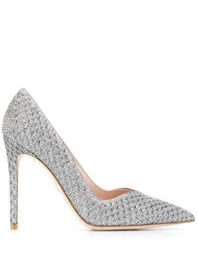 Shop Stuart Weitzman Anny 105 Pumps In Grey