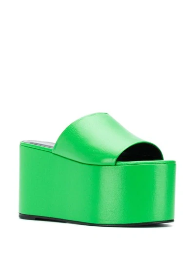 Shop Simon Miller Blackout Platform Sandals In Green