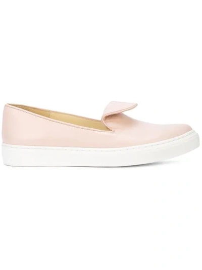 Shop Sarah Flint 'andrea' Slip-on-sneakers In Pink