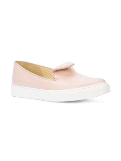 Shop Sarah Flint 'andrea' Slip-on-sneakers In Pink