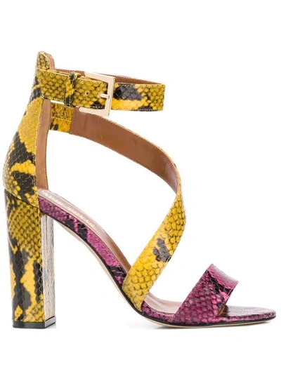 Shop Paris Texas Strappy Sandals In Yellow