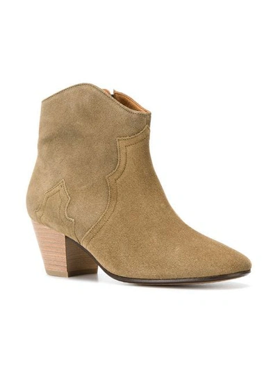 Shop Isabel Marant Dicker Boots In Neutrals