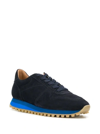 Shop Closed Lace-up Low-top Sneakers In 581 Night Blue