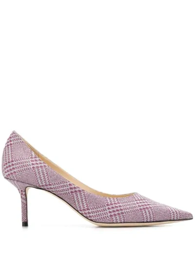 Shop Jimmy Choo Love 65 Prince Of Stars Glitter Pumps In Candyfloss