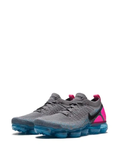 Shop Nike Air Vapormax Flyknit 2 Sneakers In Grey