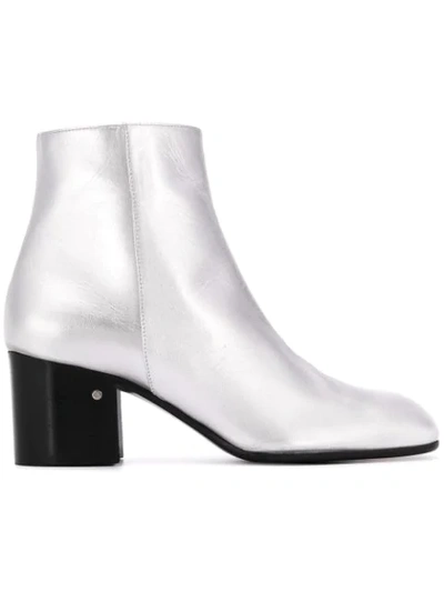 Shop Laurence Dacade Selda Ankle Boots In Silver