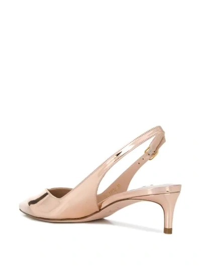 Stuart Weitzman Slingback Pumps In Gold | ModeSens