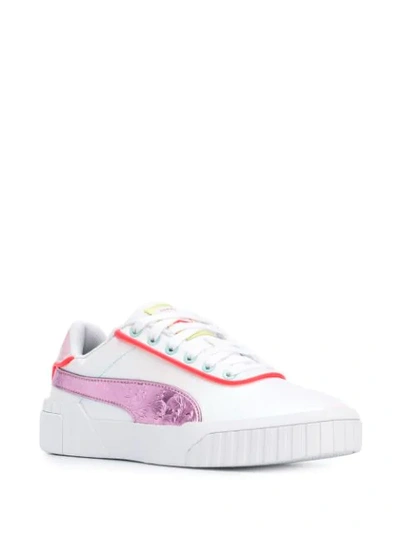 Puma X Sophia Webster Colour Block Sneakers In White