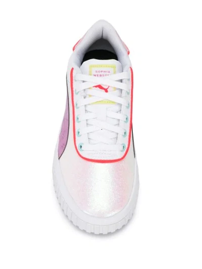 Shop Puma X Sophia Webster Colour Block Sneakers In White