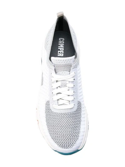 Shop Camper Lace-up Low-top Sneakers In White
