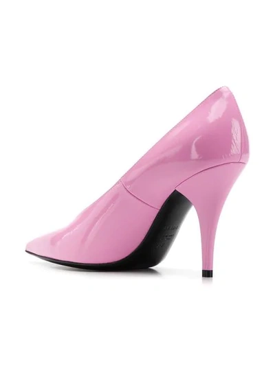 Shop Casadei Pointed Toe Pumps In Pink