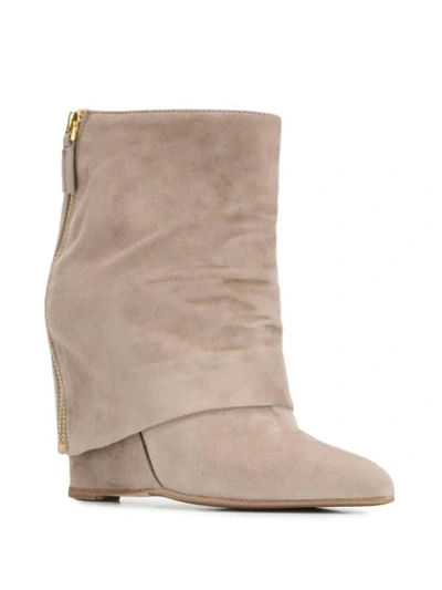 Shop The Seller Foldover Flap Boot In Neutrals