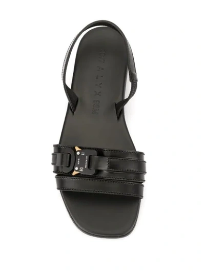 Shop Alyx Capri Flat Sandals In Black