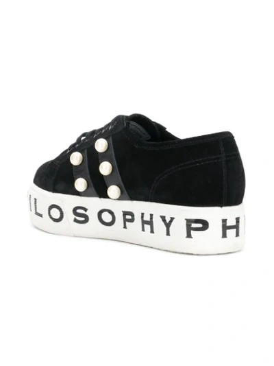 Shop Philosophy Di Lorenzo Serafini Superga X Philosophy Sneakers In Black