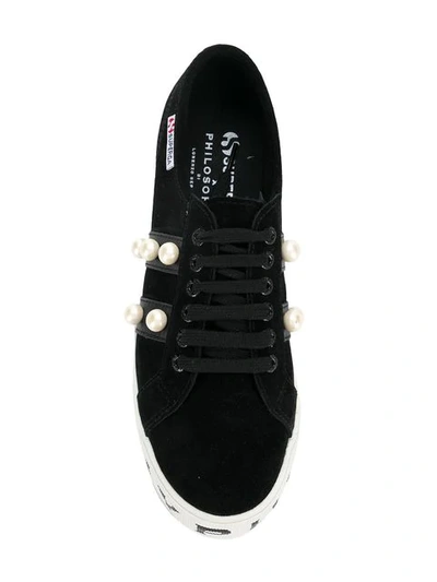 Shop Philosophy Di Lorenzo Serafini Superga X Philosophy Sneakers In Black