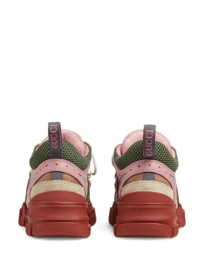 Shop Gucci Flashtrek Hiker Sneakers - Multicolour