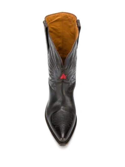 Shop Golden Goose Cowboy Boots In Brown