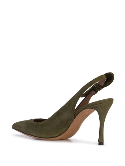 Shop Tabitha Simmons Millie Slingback Pumps In Green