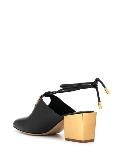 Shop Ferragamo Gancini Mules In Black