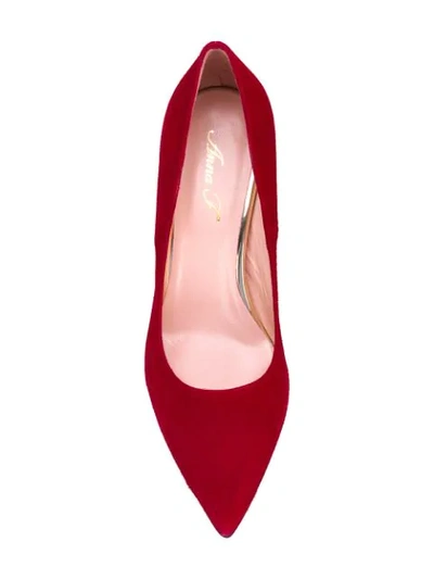 Shop Anna F . Pointed Toe Pumps - Red