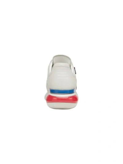 Shop Fendi Mania Platform Sneakers In White